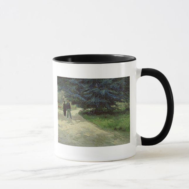 Mug Couples de Vincent van Gogh | en parc, Arles, 1888 (Droite)