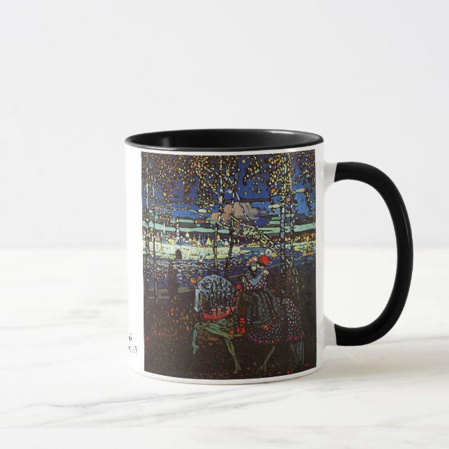 Mug Couples d'équitation, Wassily Kandinsky 1907 (Droite)