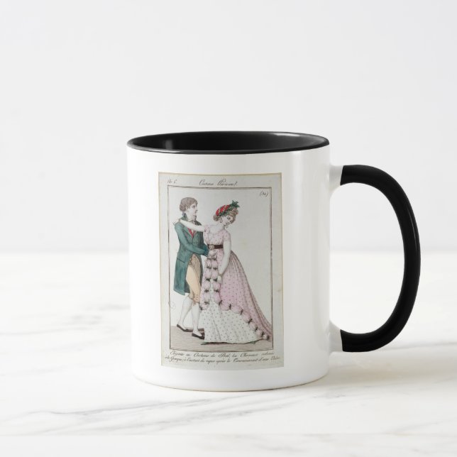 Mug Couples élégants dansant la valse (Droite)
