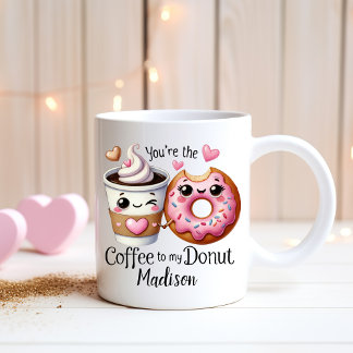 Mug Couples Funny personnalisés - Café à mon beigne