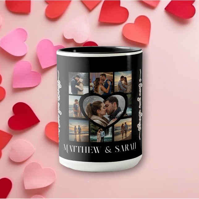 Mug Couples Je T'Aime Coeur Neuf Photo (Créateur téléchargé)