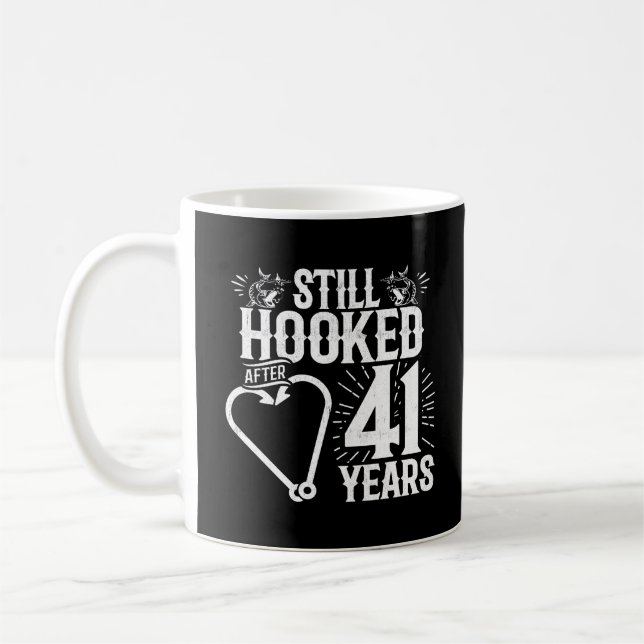 Mug Couples mariés 41 ans à l'occasion du 41e annivers (Gauche)