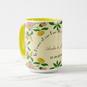 Mug Couples personnalisés 1er anniversaire Mariage