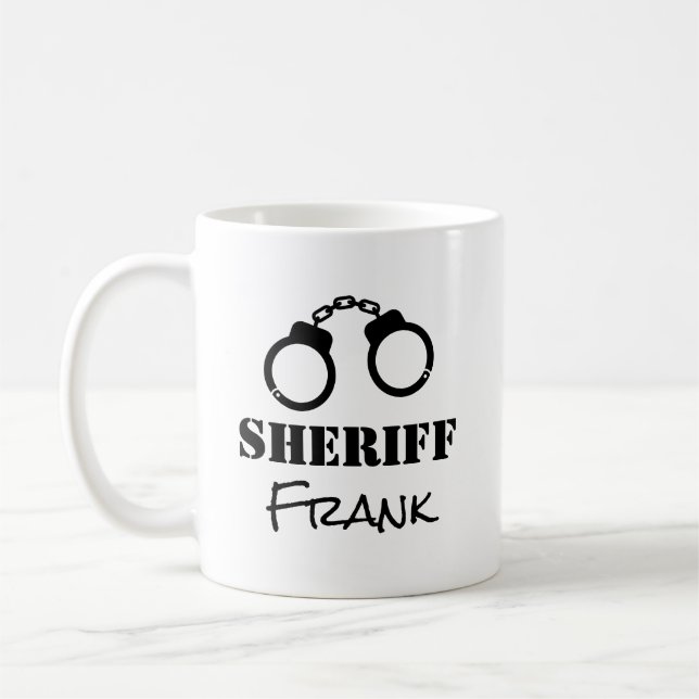 Mug Coups de main policiers policiers shérif c (Gauche)