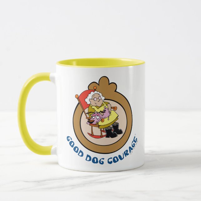 Mug Courage du chien lâché | Good Dog Courage (Gauche)