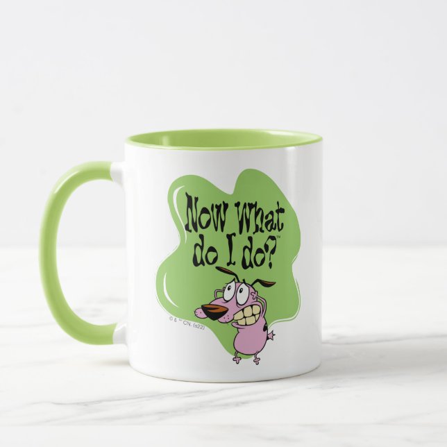 Mug Courage le Cowardly | Now What Do I Do ? (Gauche)