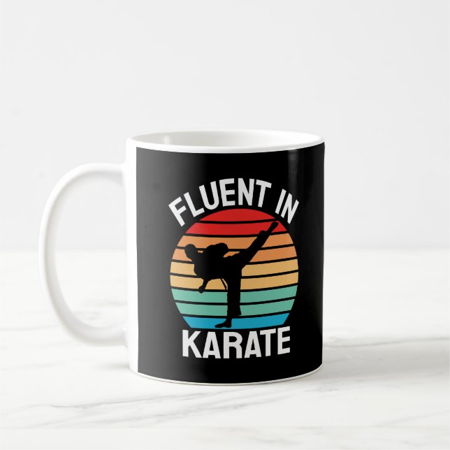 Mug Couramment en karaté Karaté drôle (Gauche)