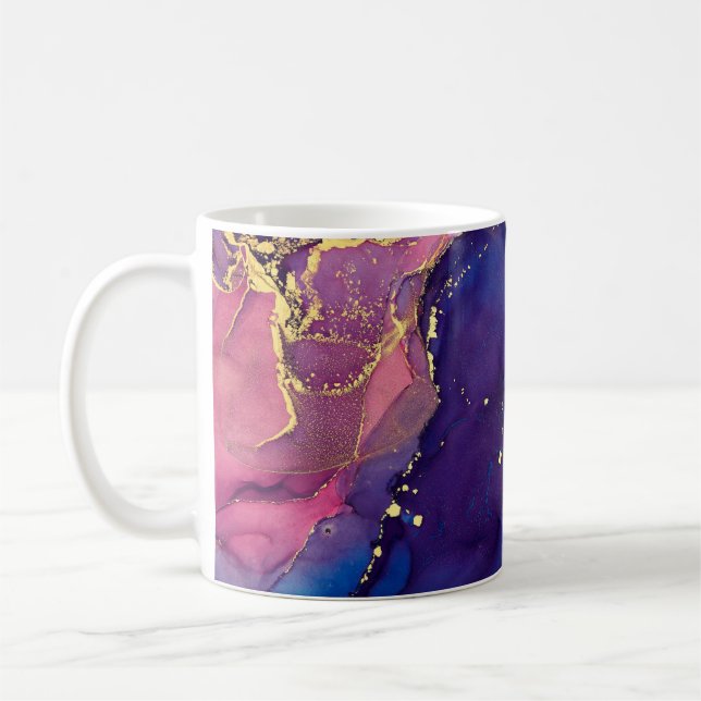 Mug Courants de teintes translucides, sertissant swi m (Gauche)