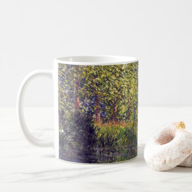Mug Courbe de l'Epte près de Giverny par Claude Monet (Avec donut)
