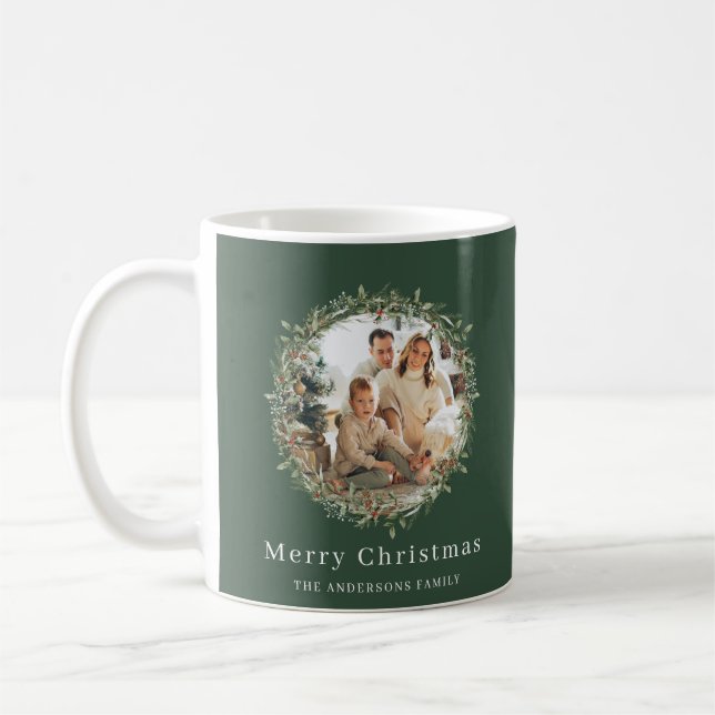 Mug Courbe de Noël élégante et moderne (Gauche)