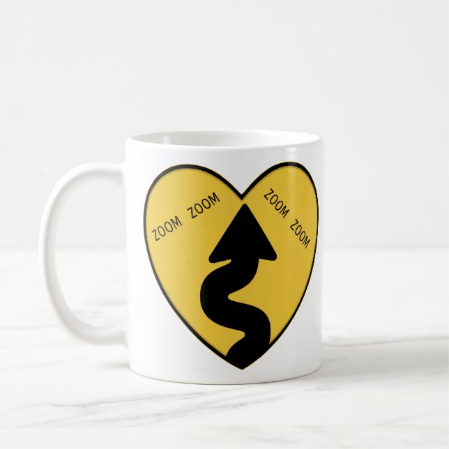 Mug Courbe-tasse d'amour (Gauche)