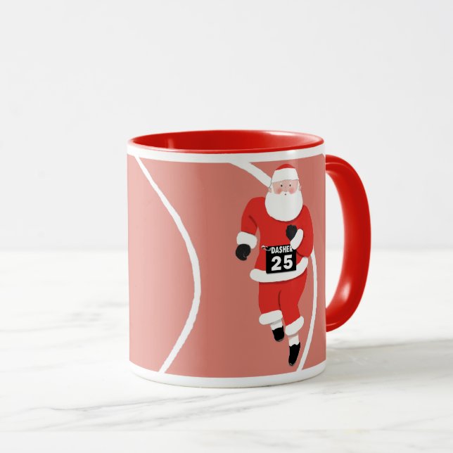 Mug Coureur Coureur cadeau de vacances (Devant droit)