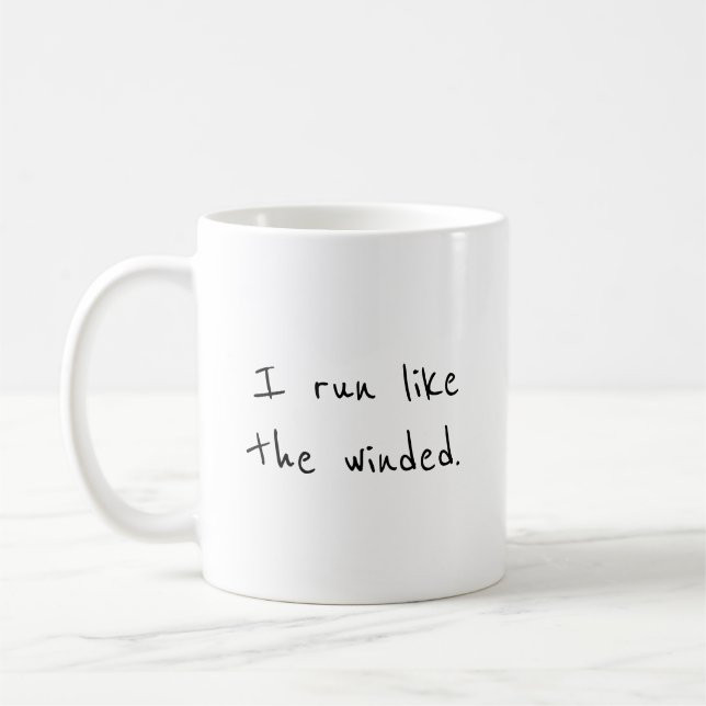 Mug Coureur drôle (Gauche)