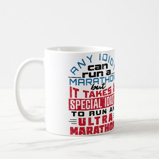 Mug Coureur d'Ultra Marathon Course Ultramarathon Drôl (Gauche)