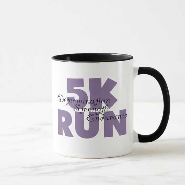 Mug Coureur inspirant violet de 5 000 tr/min (Droite)