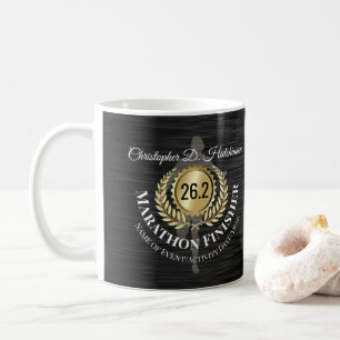 Mug Coureur personnalisé 26.2 Médaille Marathon Keepsa