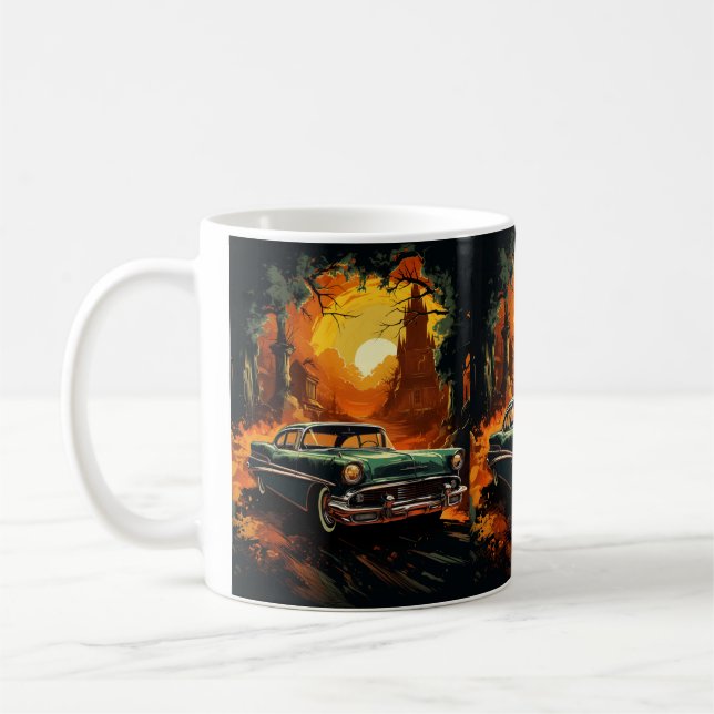 Mug Coureur Vintage Sunset  (Gauche)