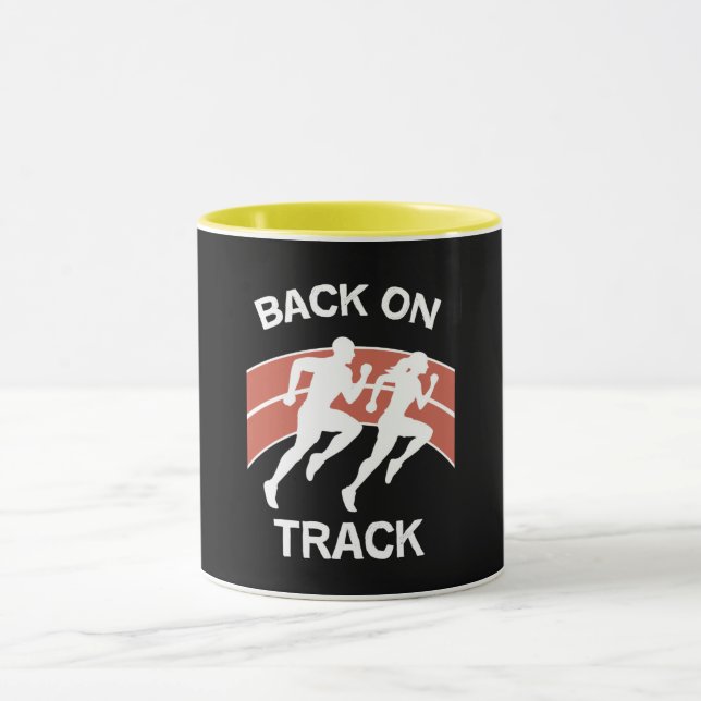 Mug Coureurs de piste d'athlétisme | Athlètes de piste (Centre)