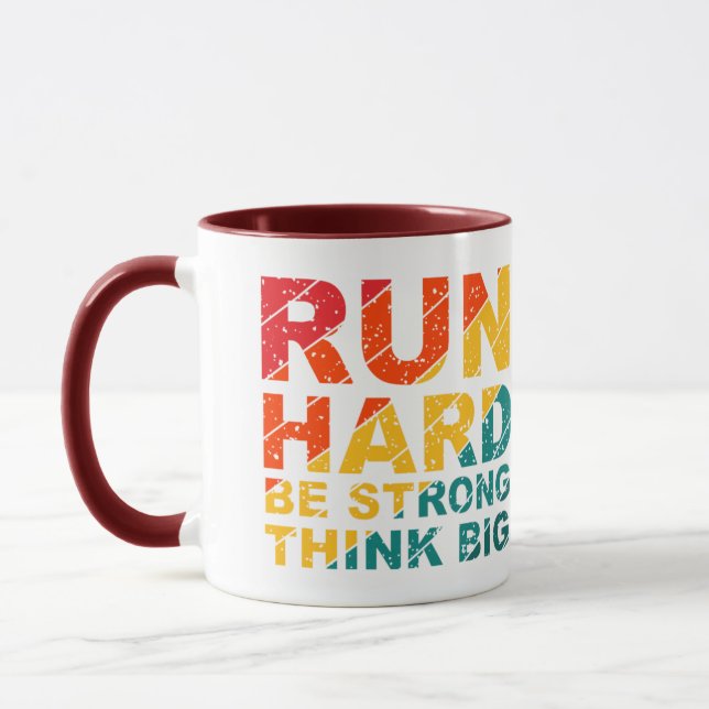 Mug Courez fort, soyez fort, pensez grand (Gauche)