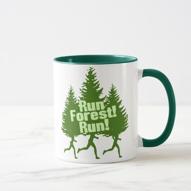 Mug Courez la course de forêt (Droite)