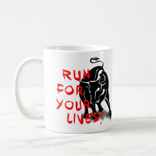 Mug Courez pendant vos vies ! Conception de course de