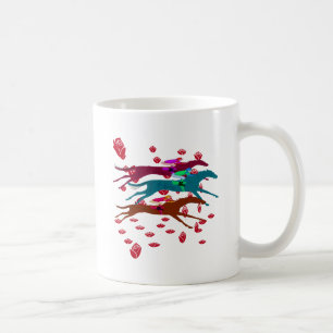 Mug Courez pour la course de chevaux 2016 de roses