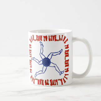 MUG COUREZ POUR VIVRE… VIVENT POUR COURIR…. COUREZ
