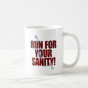 Mug Courez pour vos sucreries de santé d'esprit en