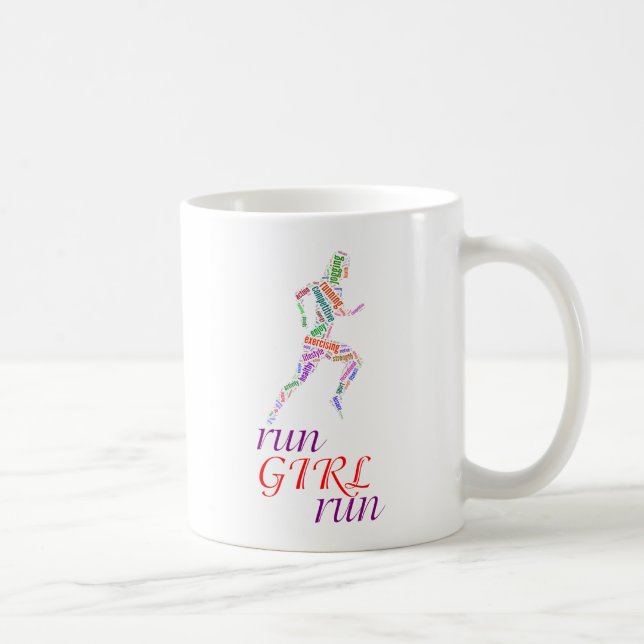 Mug Courez une fille, courez (Droite)