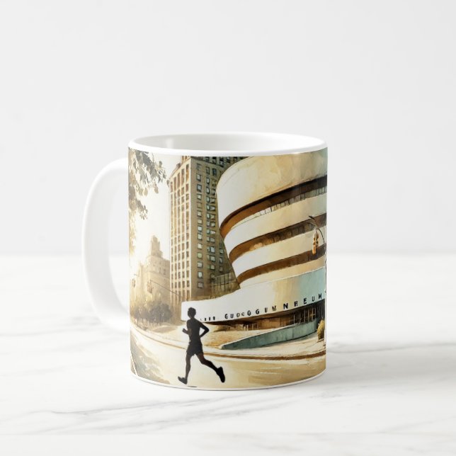 Mug Courir à New York Guggenheim (Devant gauche)
