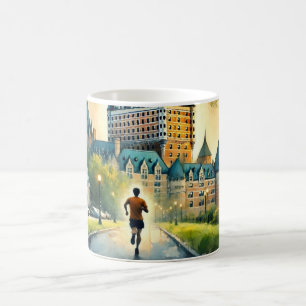 Mug Courir à Québec Château Frontenac