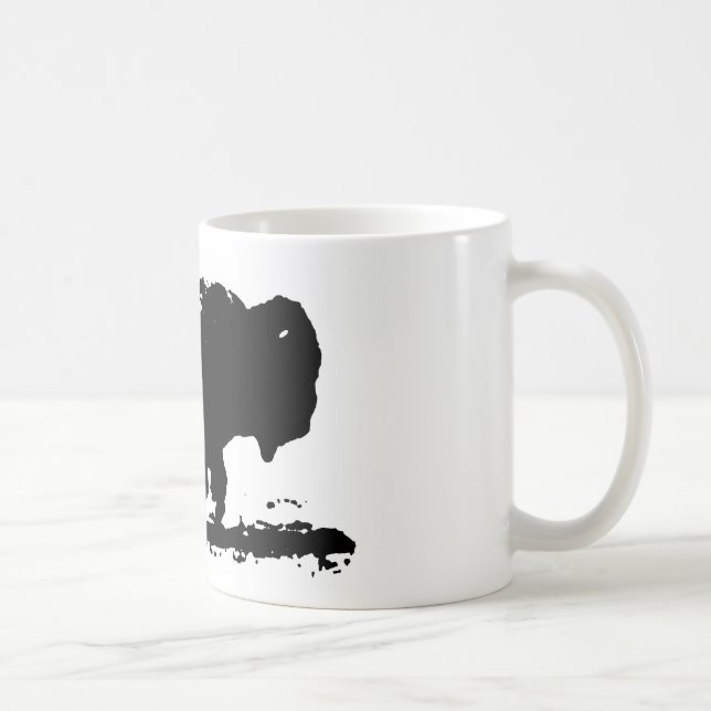 Mug Courir Buffalo Bison Pop Art (Droite)
