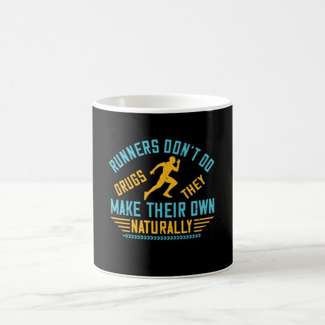 Mug Courir - Les coureurs fabriquent leurs propres méd (Centre)