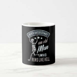 Mug Courir Sport Drôle Coureur Vieux Homme Cadeau