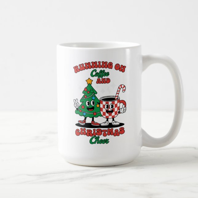 Mug Courir sur le café et la conception de la Coupe Ch (Droite)
