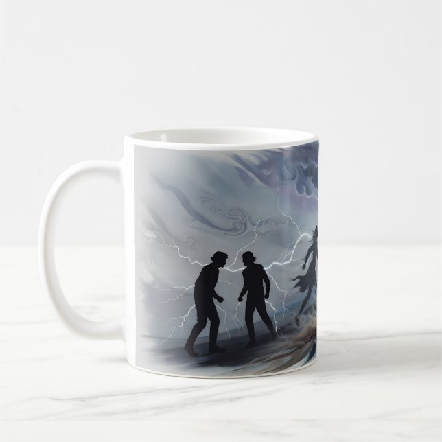 Mug Courir vers cette colline — Poursuite de tempête e (Gauche)