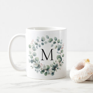 Mug Couronne de feuillage de eucalyptus vert classique