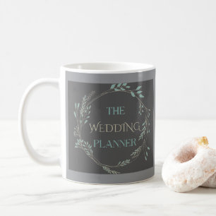 Mug Couronne de feuilles élégante, Cadeau pour organis