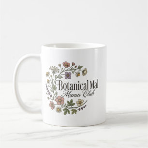Mug Couronne de fleurs sauvages esthétique