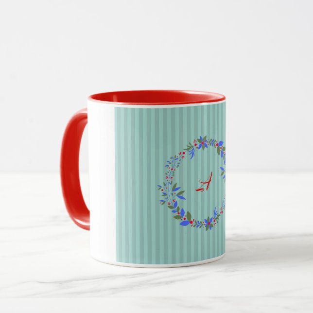 Mug Couronne de Noël (Devant gauche)