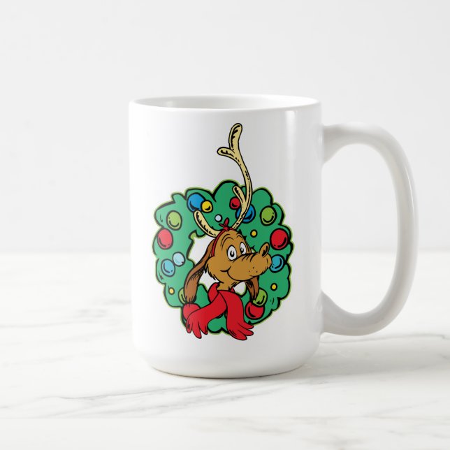 Mug Couronne de Noël de Grinch | Max (Droite)