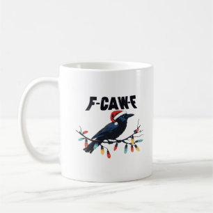 Mug Couronne de Noël drôle classique design rétro