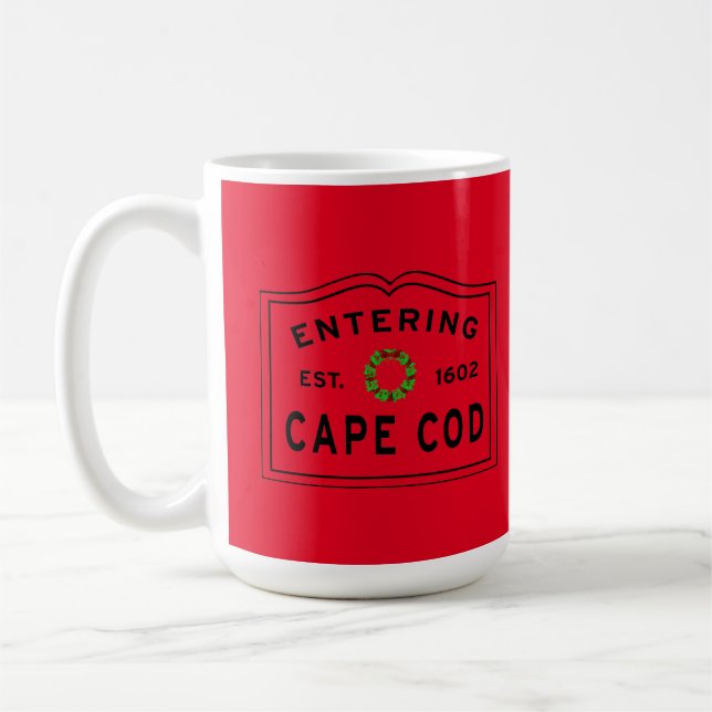 Mug Couronne de Noël entrant Cape Cod (Gauche)