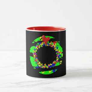 Mug Couronne de Noël punk