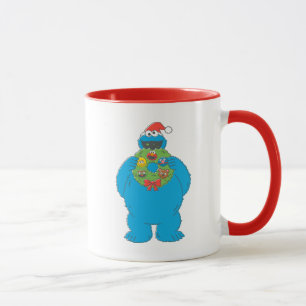 Mug Couronne de Noël vintage de Cookie Monster