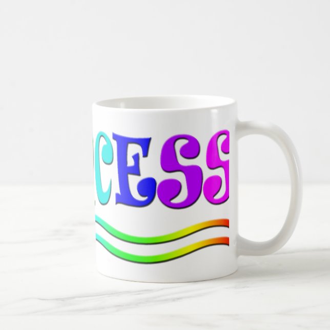 Mug Couronne de princesse arc-en-ciel de dessin animé  (Droite)
