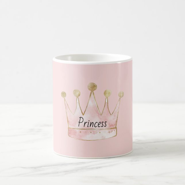 Mug Couronne de princesse en or rose (Centre)