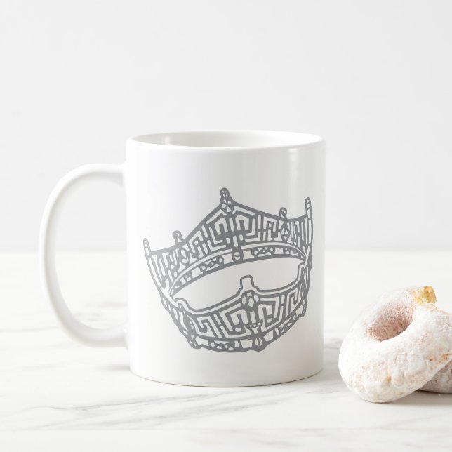 Mug Couronne de reines de beauté (Avec donut)