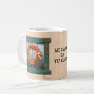 Mug Couronne de Ristra de Chile Mi Casa personnalisée