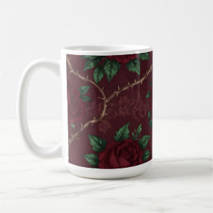Mug Couronne de roses rouges et d'épines